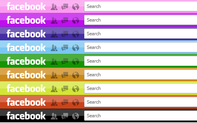 facebook-colorato cambiare colore facebook